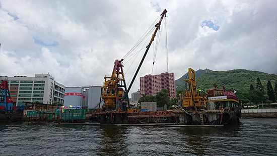 香港柴湾中石化柴湾车厂修复工程钻孔桩工程1